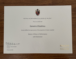 Royal Northern College of Music degree