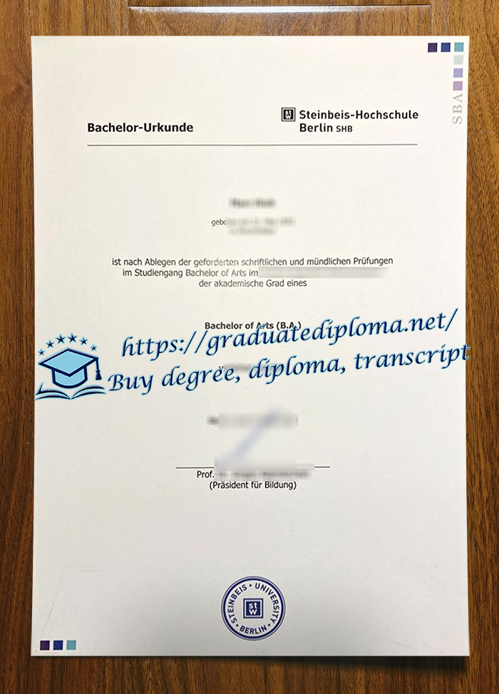 Steinbeis-Hochschule Berlin diploma