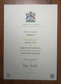 University of Gloucestershire degree