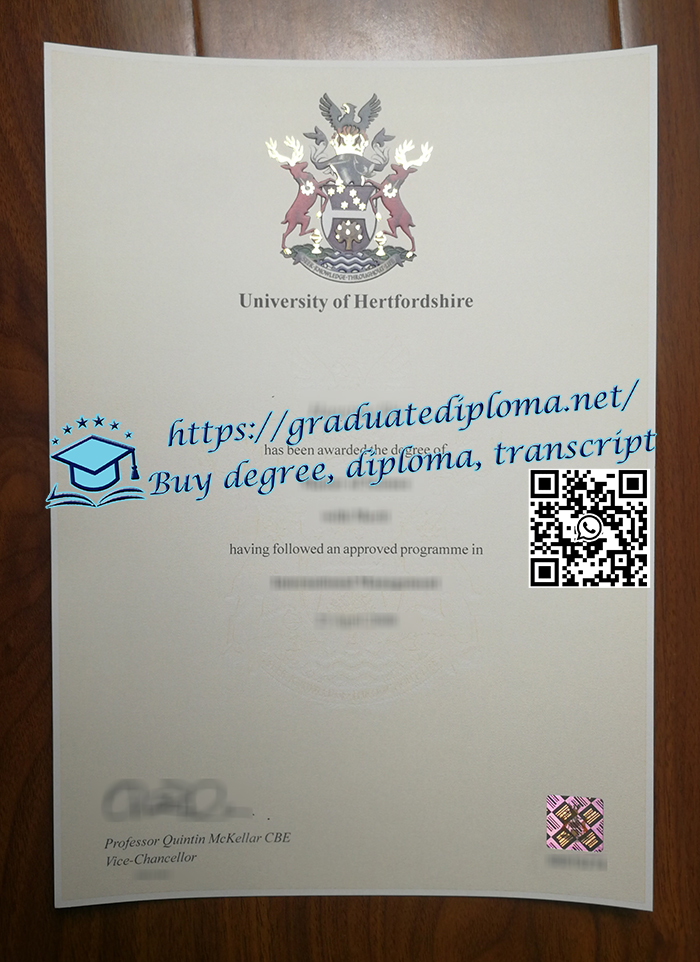 University of Hertfordshire diploma