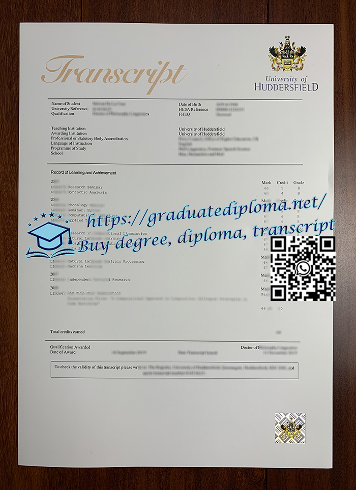 University-of-Huddersfield-transcript