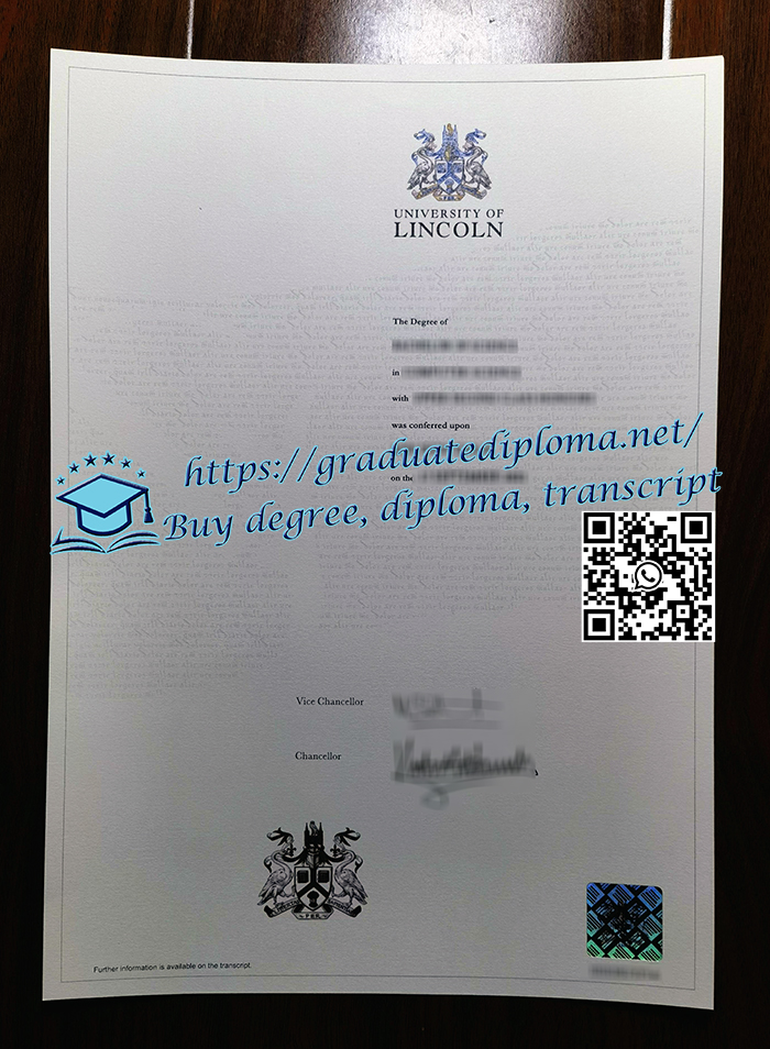 University of Lincoln diploma