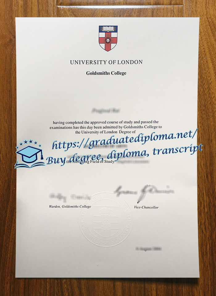 Goldsmiths, University of London diploma