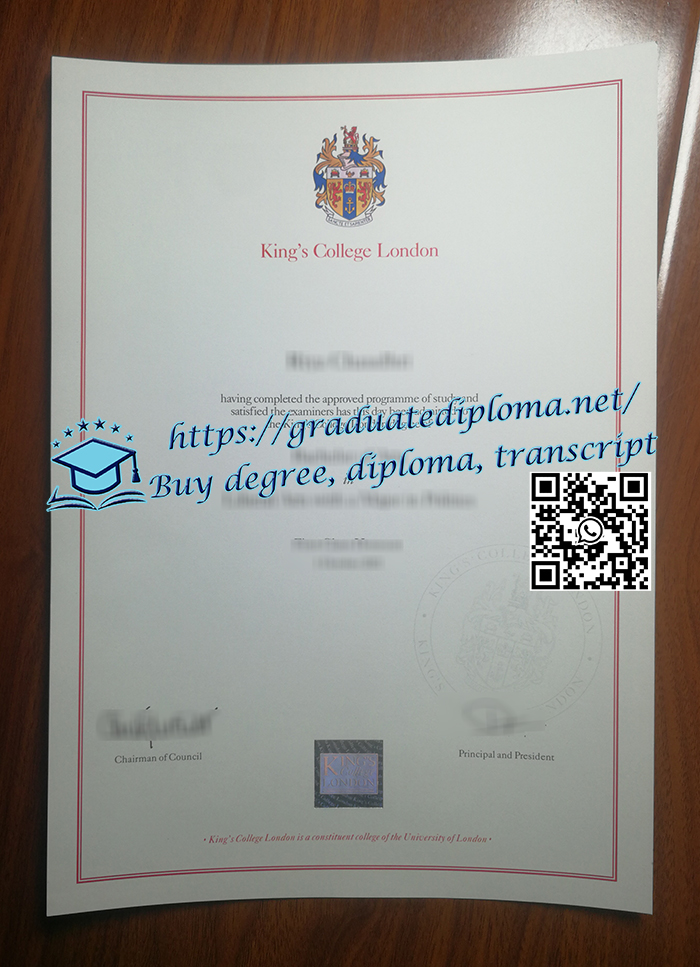 King's College London diploma