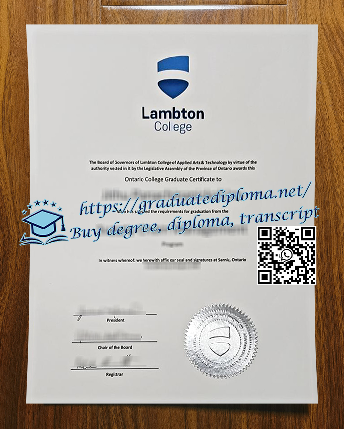 Lambton College diploma