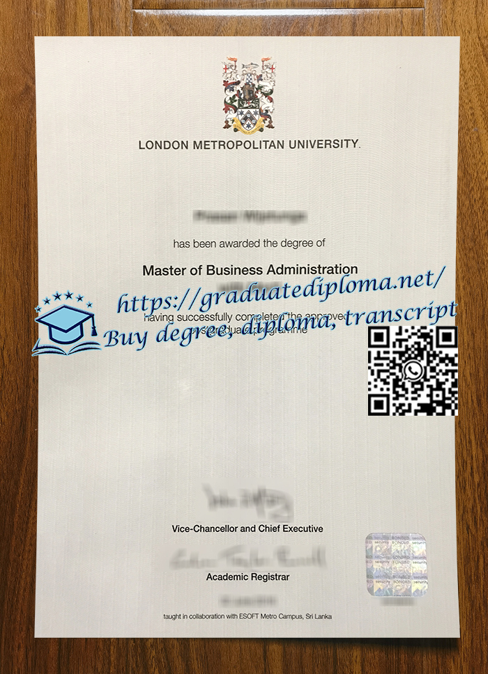 London-Metropolitan-University-diploma