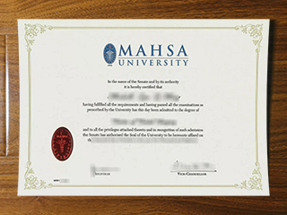 MAHSA University degree