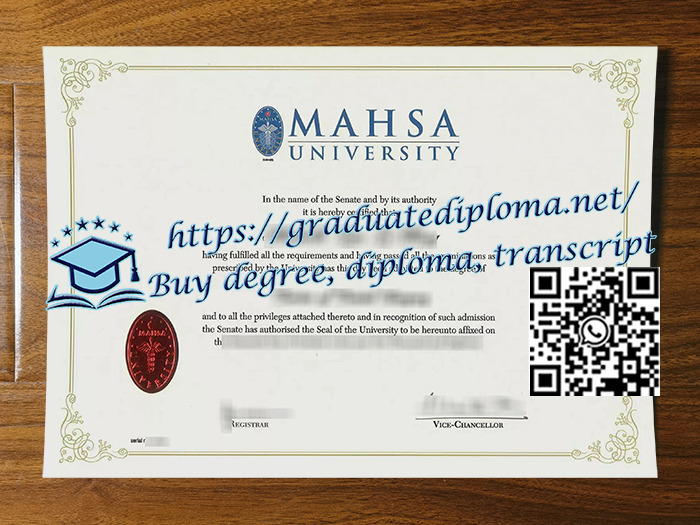MAHSA-University-diploma