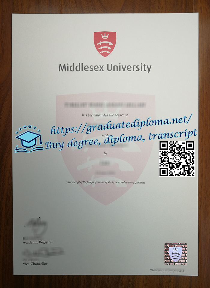 Middlesex University diploma