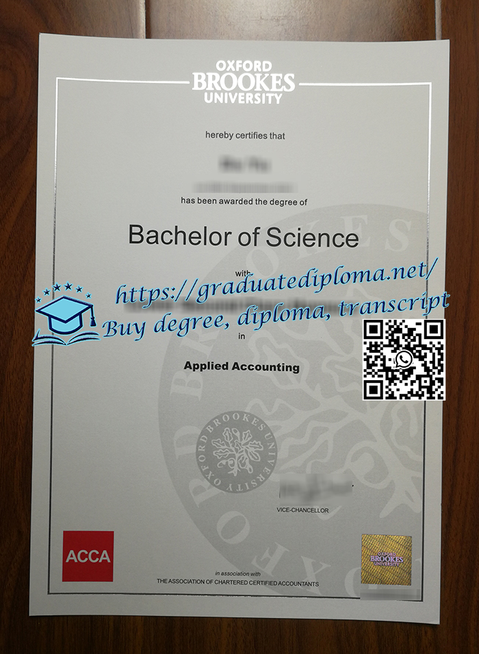 Oxford Brookes University diploma