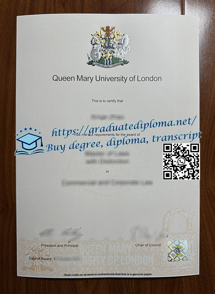 Queen Mary University of London diploma