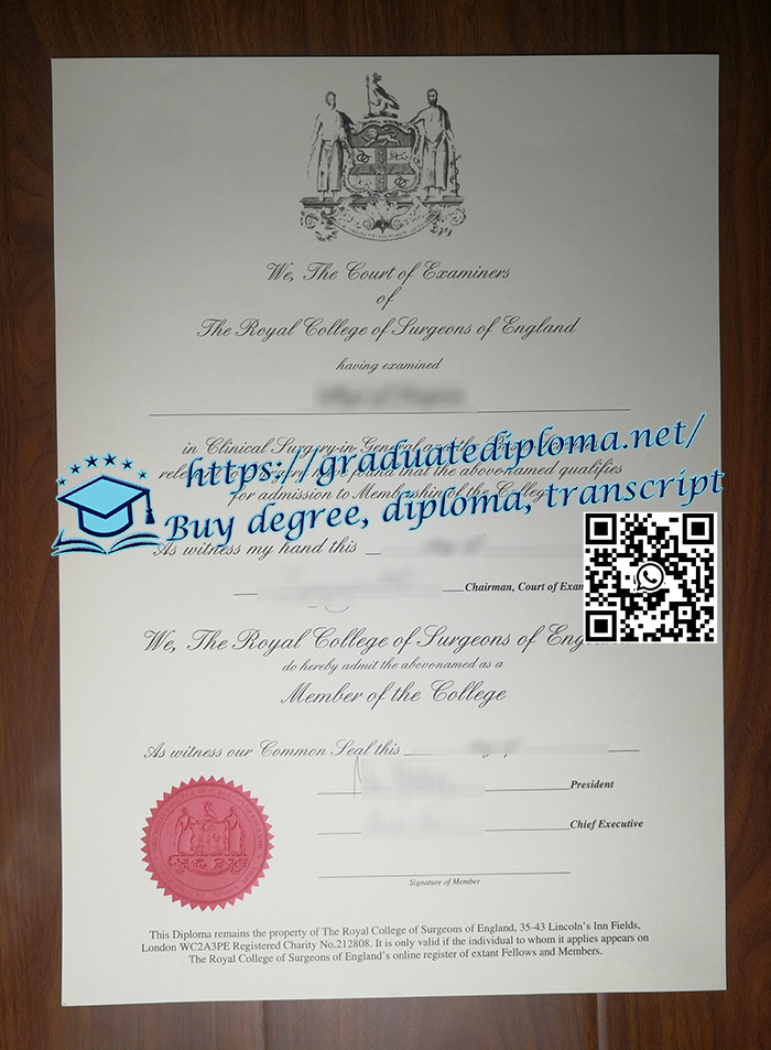 Royal College of Surgeons of England diploma