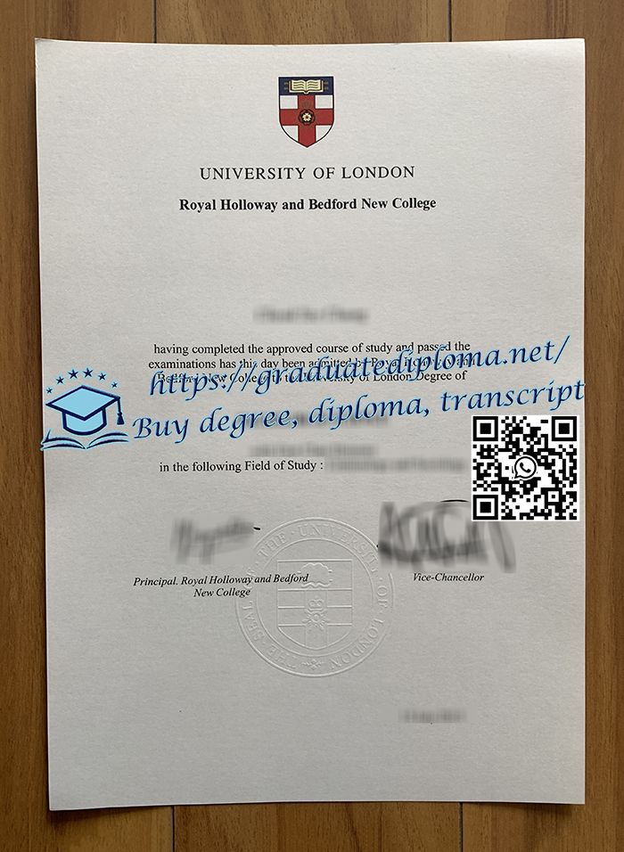 Royal Holloway University of London diploma