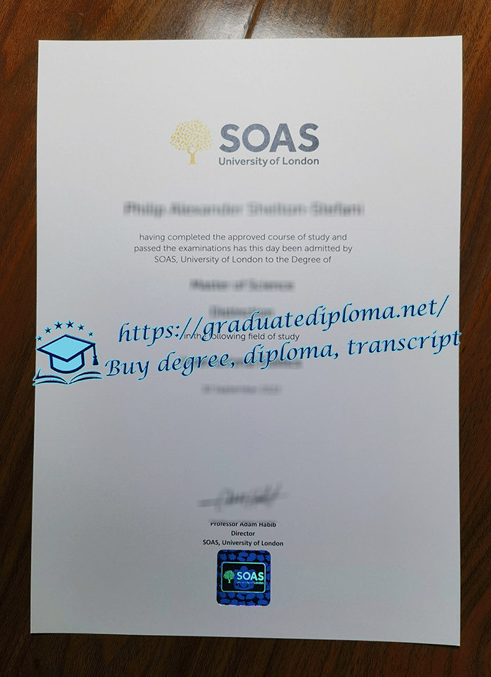 SOAS University of London diploma