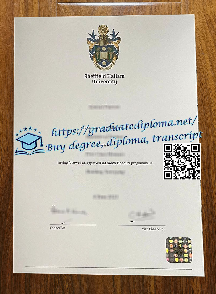 Sheffield Hallam University diploma