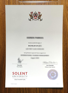 Solent University degree