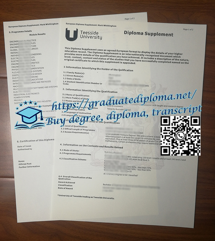 Teesside-University-transcript