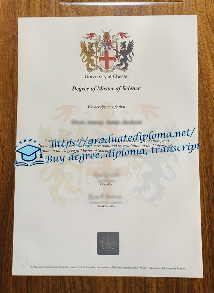 University of Chester diploma