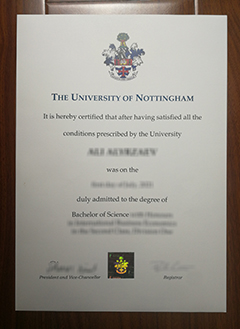 University of Nottingham degree