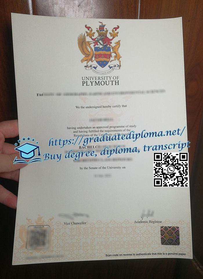 University of Plymouth diploma