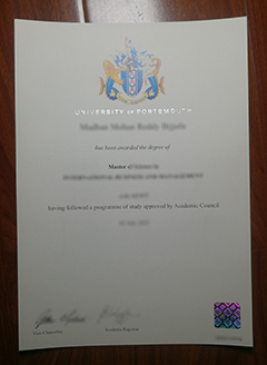 University of Portsmouth degree