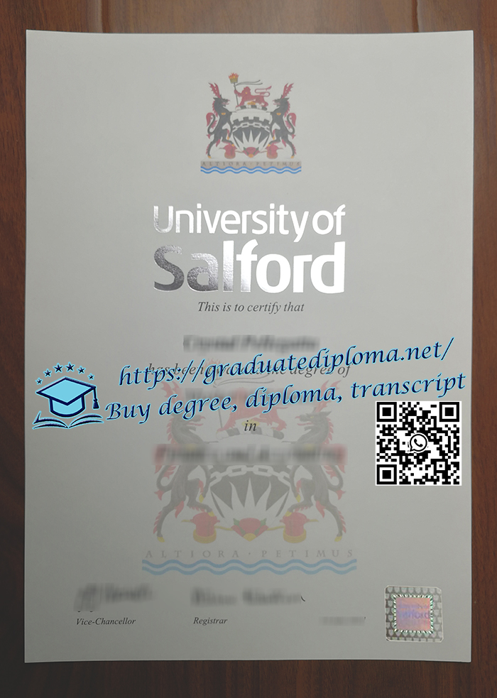 University of Salford diploma