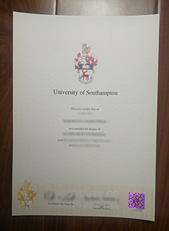 University of Southampton degree