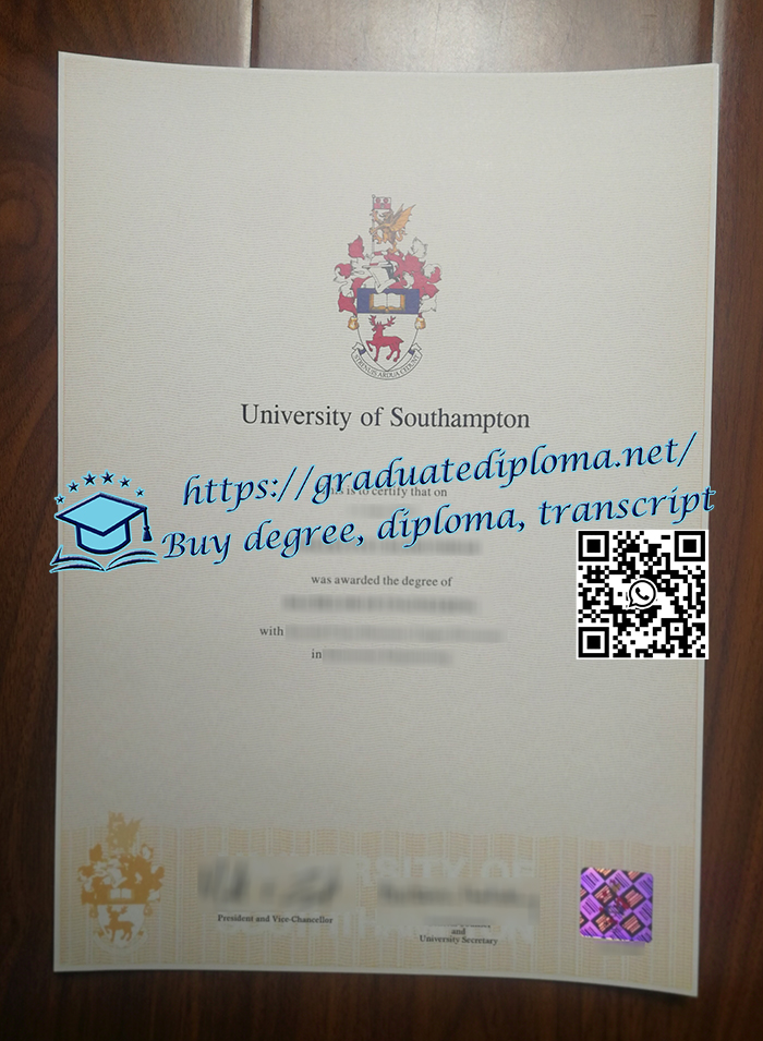 University of Southampton diploma