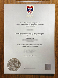 University of St Andrews degree