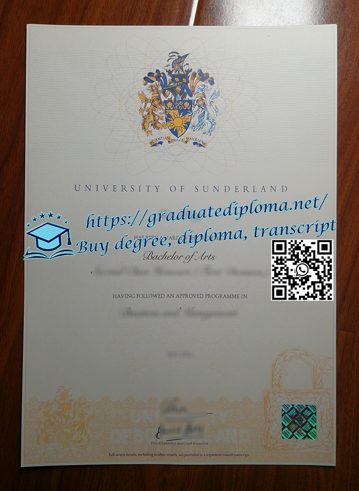 University of Sunderland diploma