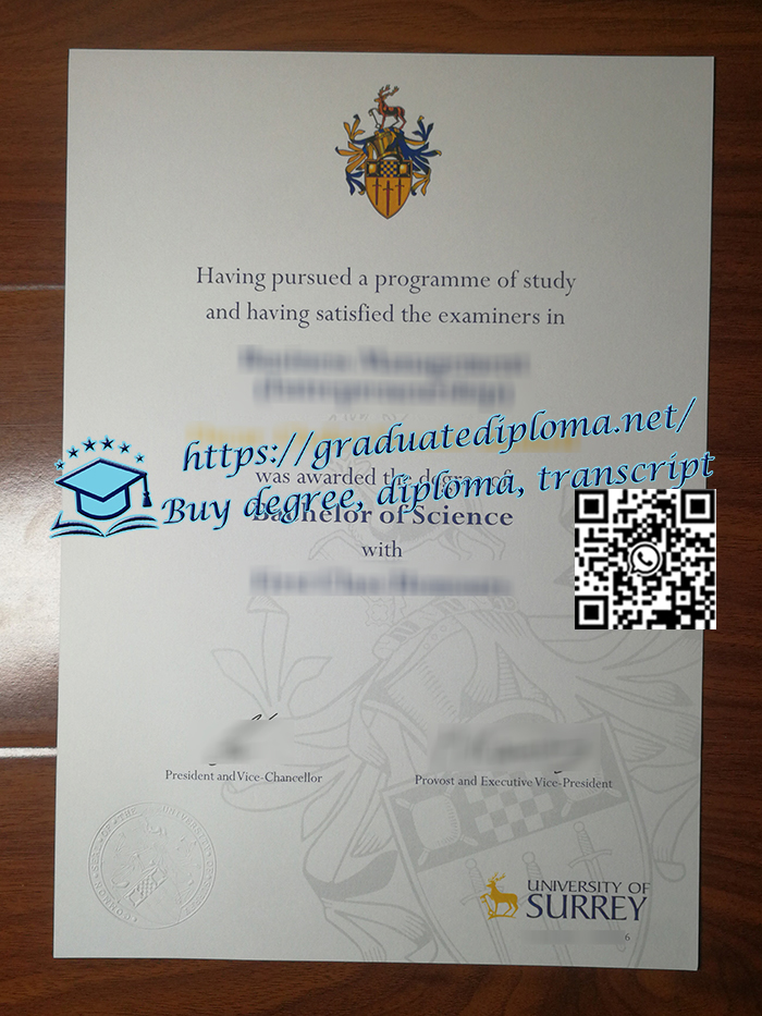 University-of-Surrey-diploma