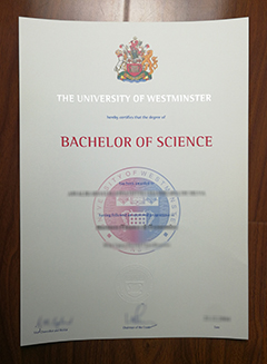 University of Westminster degree