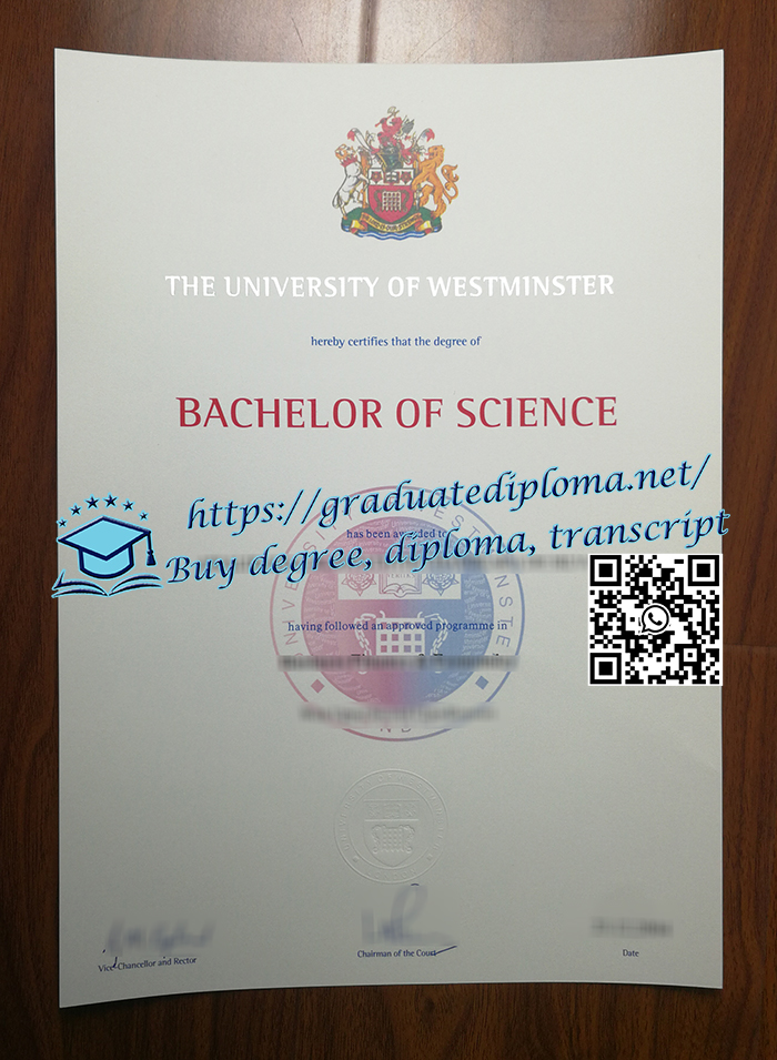 University of Westminster diploma