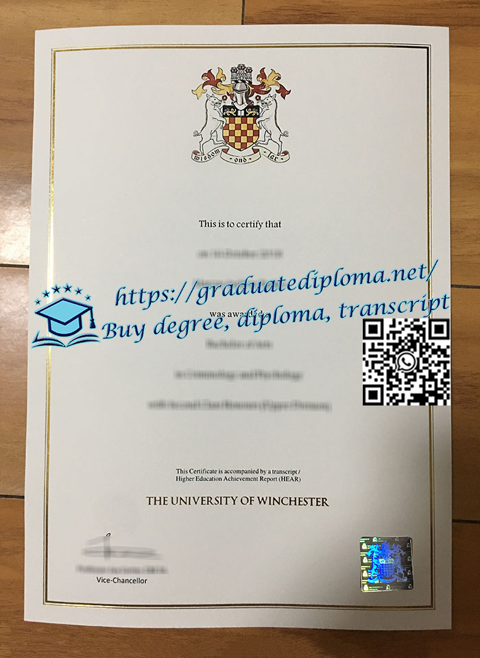 University-of-Winchester-diploma