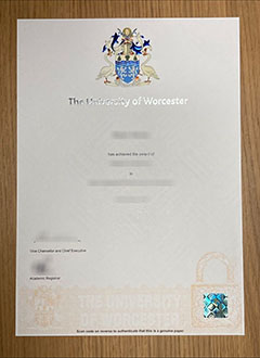 University of Worcester degree