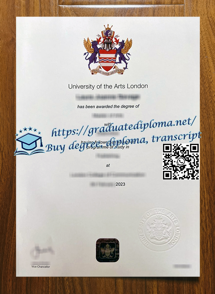 University of the Arts London diploma