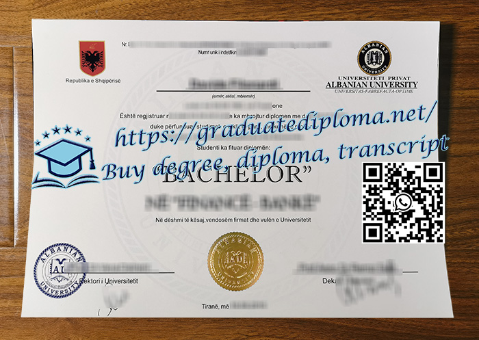 Albanian University diploma