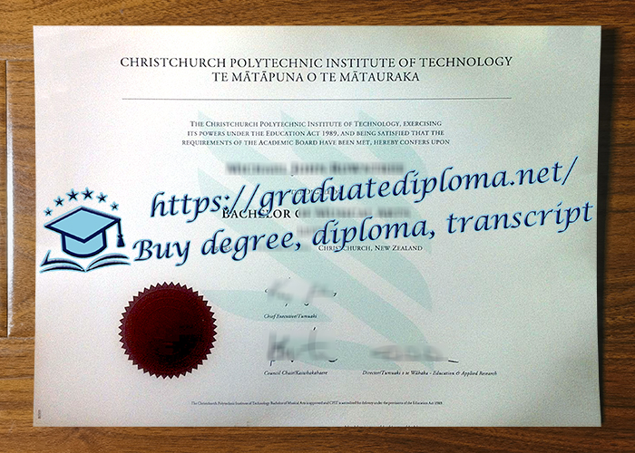 Christchurch Polytechnic Institute of Technology diploma