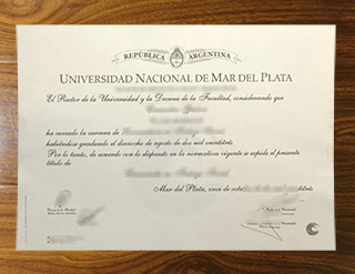 Universidad Nacional de Mar del Plata degree