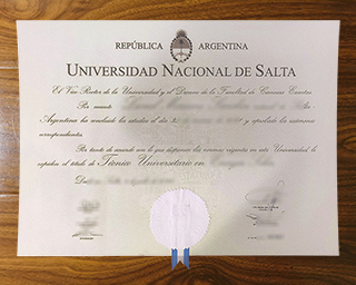 Universidad Nacional de Salta degree