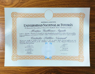 Universidad Nacional de Tucumán degree