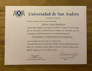 Universidad de San Andrés degree