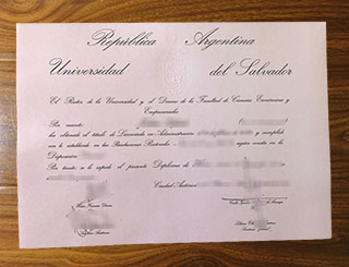 Universidad del Salvador degree