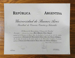 Universidad de Buenos Aires degree