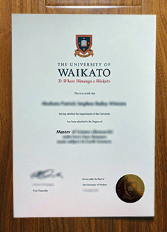 University of Waikato degree