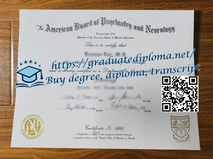 ABPN certificate