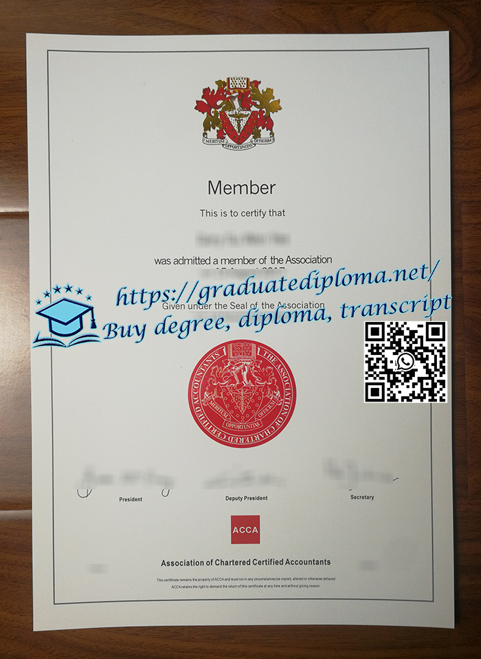 ACCA certificate