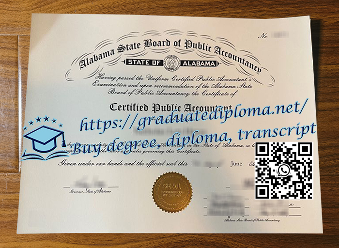 Alabama CPA certificate