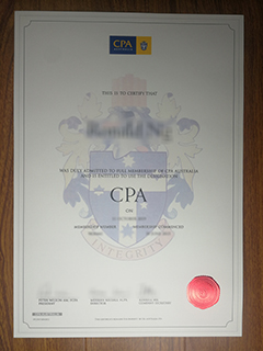 Australia CPA certificate