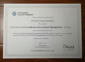 CFA UK Level 4 Certificate